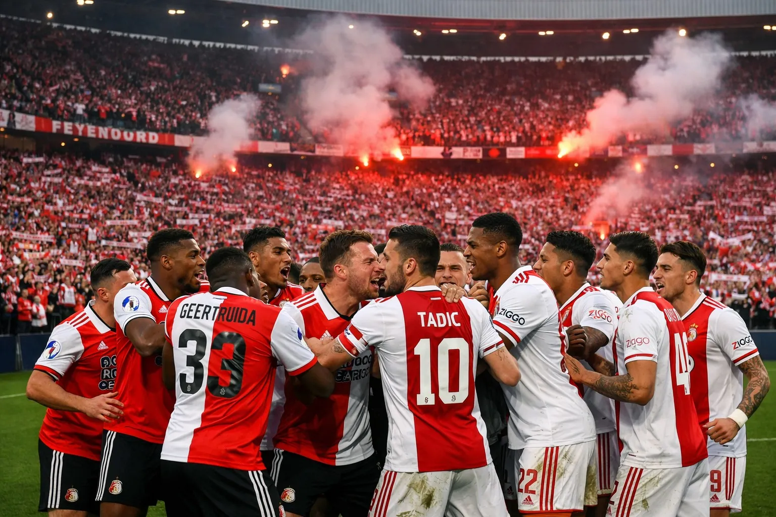 Feyenoord Ajax rivalry erupts amid Weghorst storm