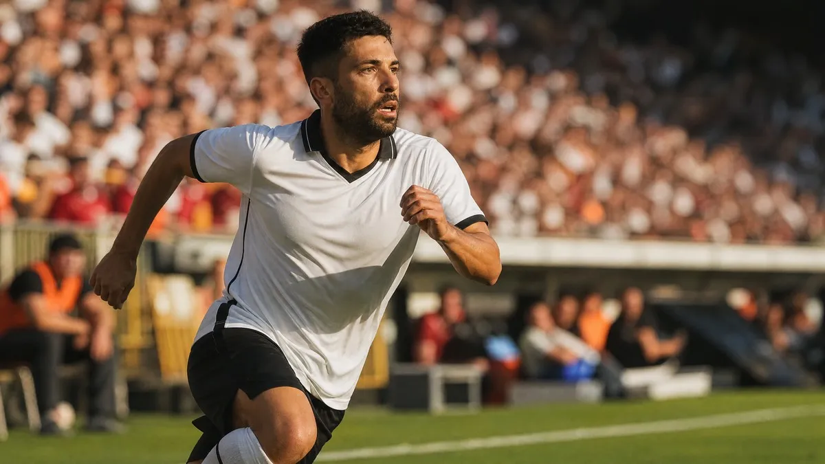 Jordi Alba making an overlapping run as Unai Emery's tactical masterstroke transformed his career at Valencia
