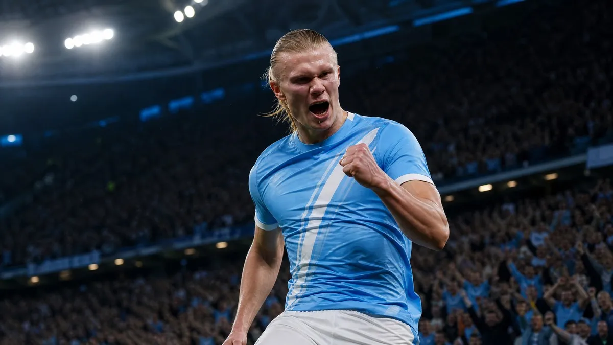 Erling Haaland in action for Manchester City as Real Madrid presidential candidate promises to sign the striker