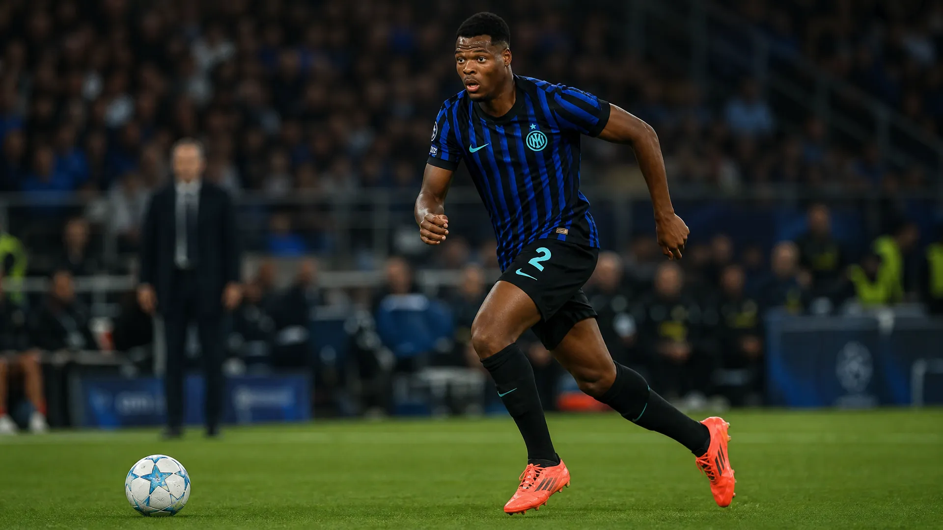 Denzel Dumfries in action for Inter Milan as Real Madrid transfer talk sparks reaction from Wim Kieft