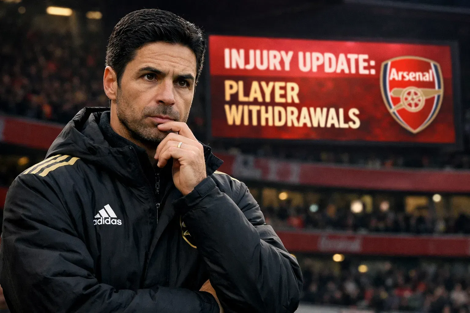 Arsenal player withdrawals: Arteta explains injury fears