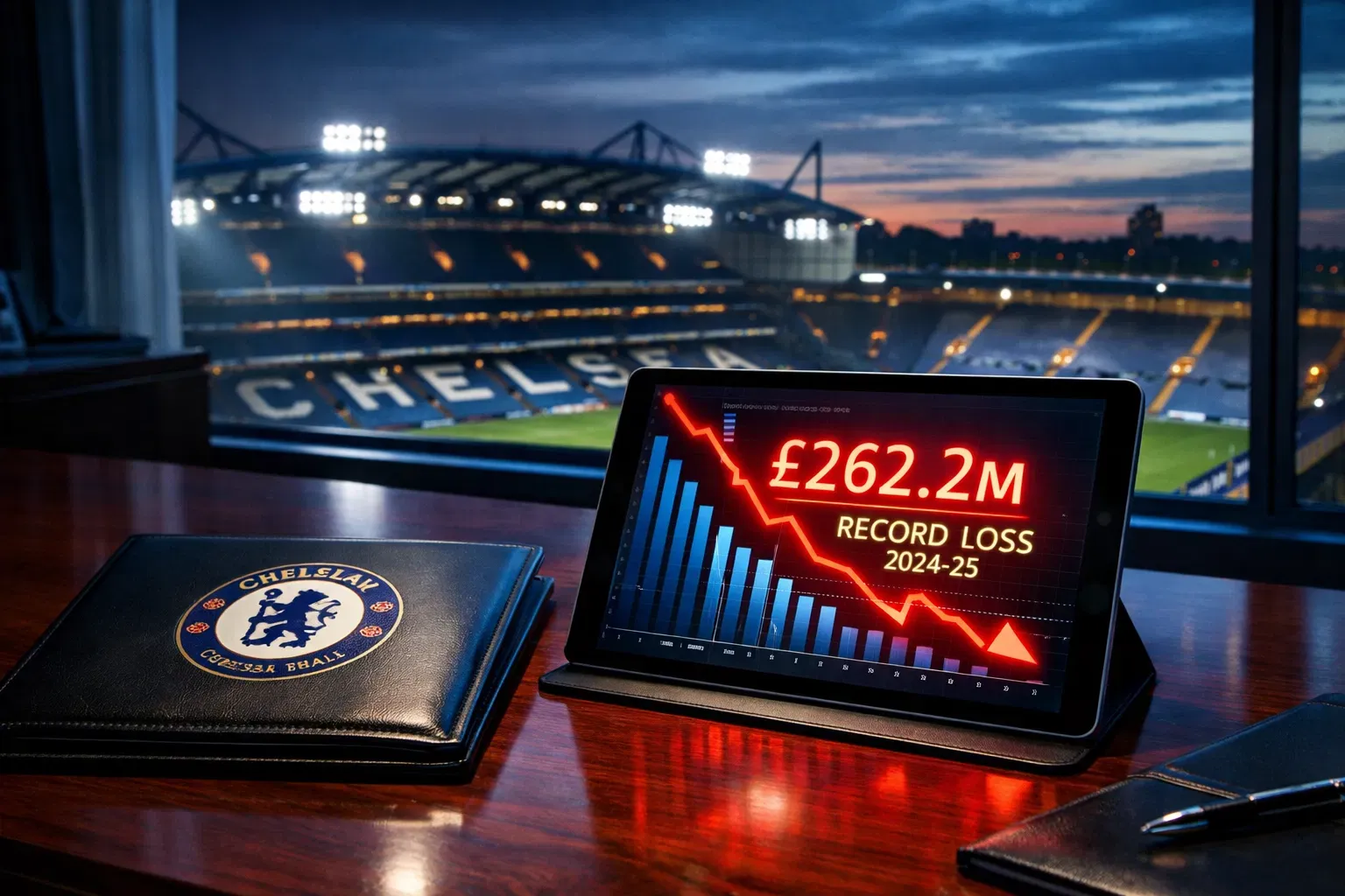 Chelsea Premier League loss hits record £262m in 2024/25