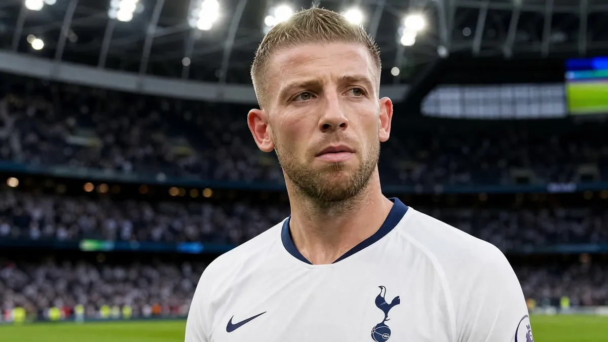 Toby Alderweireld in Tottenham Hotspur kit delivering a stern warning about the club's Premier League struggles